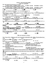 Hóa học - Ôn tập Nguyên tử - Bảng hệ thống tuần hoàn